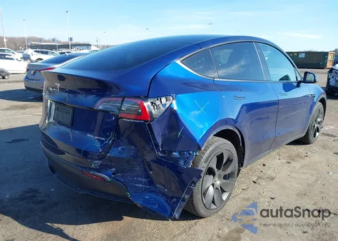 2022 Tesla Model Y Long Range Dual Motor All-Wheel Drive из США, поврежденный, VIN 7SAYGDEE6NA019607